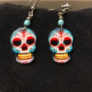 Skull earrings